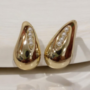 Glossy Teardrop Earrings