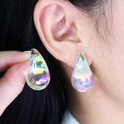 Glossy Teardrop Earrings