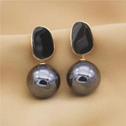 Big Pearl Drop Earrings