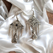 Vintage Bohemian Buddha Dangle Earrings