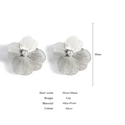 Elegant Flower Pearl Earrings