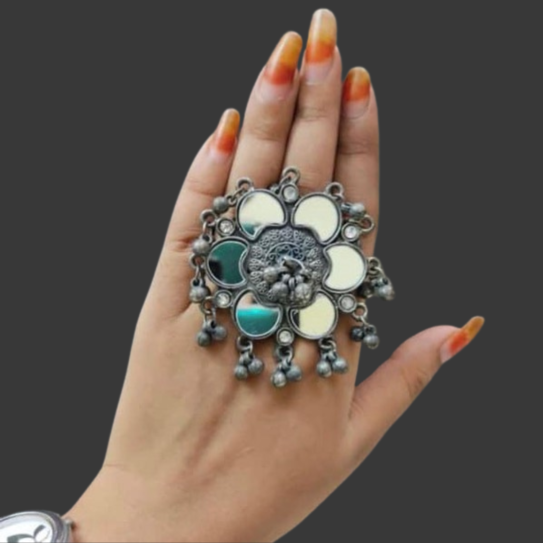 Antique Silver Statement Ring