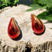 Glossy Teardrop Earrings