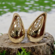 Glossy Teardrop Earrings