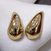 Glossy Teardrop Earrings